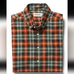 Taylor Stitch The Jack in Rust Plaid Oxford